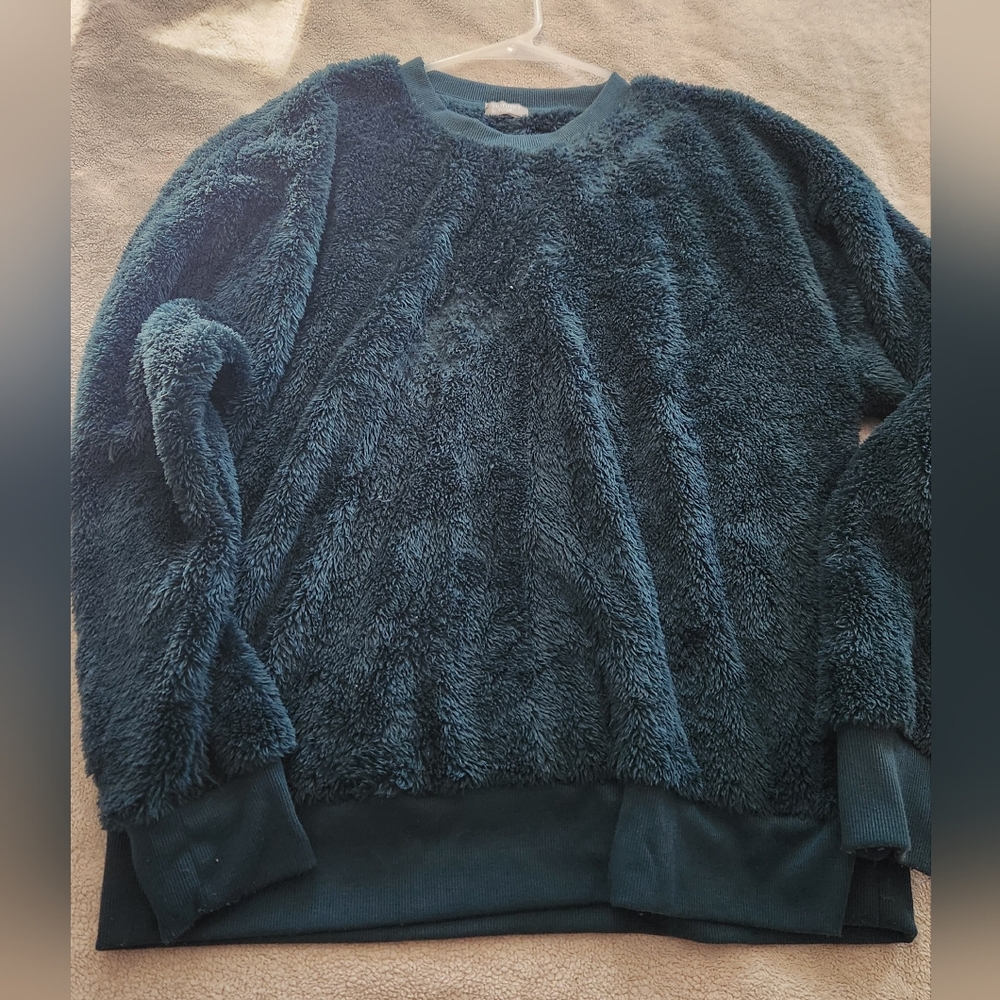 Womens Cozy Blue Sweater
